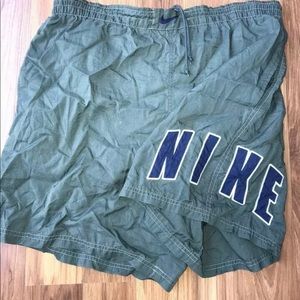 Vintage 90’s Nike Spellout Swim Shorts Trunks